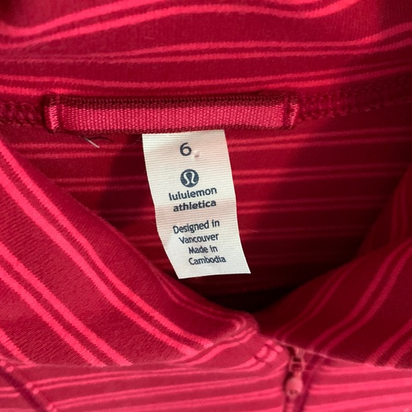 Lululemon Think Fast Pullover Deepest Cranberry - Picture 6 of 8